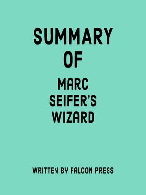 cover image of Summary of Marc Seifer's Wizard